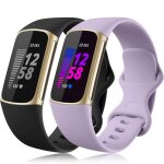 Accessoires bracelet compatible pour fitbit charge 5 / charge 6 bracelet de rechange remplacement bande ...