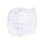  installer accessoires pour cage  canaris bote de bain pour oiseaux bol de douche deau pour perroquets ...