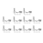 Accessoires pour cocotte - minute (10 pices) : couvercle anti - bouchage support soupape flottante joint ...