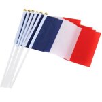 Accessoire de supporter - the replicant - lot de 6 drapeaux tricolores - 30 x 16 cm - mixte - multisport ...
