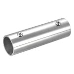 Accessoires escalier sourcing map 1pcs 100x26mm rail tuyau raccord 2 voies inox 304 droit polissage pour ...
