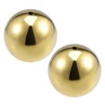 Accessoires descalier sourcing map 2pcs 60mm diamtre acier inox 201 boule escalier main courante newel ...