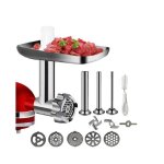 Accessoire de hachoir en métal pour batteur sur socle kitchenaid accessoires de broyeur tubes de farce ... Accessoire de hachoir en métal pour batteur sur socle kitchenaid accessoires de broyeur tubes de farce ...