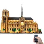 Accessoire pour jeu de construction notre - dame 21061 ? kit led diy avec tlcommande