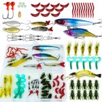 Accessoires de pche leurres  truite calendrier de lavent leurres  truite poissons en caoutchouc leurres ...