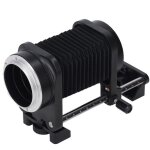 Accessoires de photographie de tube de soufflet dextension dobjectif macro en aluminium pour appareils ...