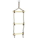 Accessoire pour portique - aleo by trigano - 437 - echelle de corde - bois