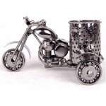 Accessoires de rangement de bureau cratifs harley la moto aime le porte - stylo crayons en mtal noir ...