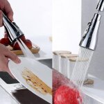 Accessoire robinet cuisine rotatif 360� 3 r�glages �conomiseur deau embout flexible installation facile ...