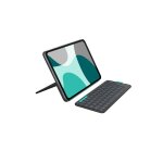 Accessoires tablette logitech flip folio tui clavier pour ipad pro 11 pouces (m4) et ipad air 11 pouces ...