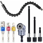 Accessoires de tours porte embout magntique visseuse 3 embouts de tournevis et mandrin flexible inclus ...