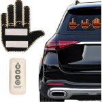 Accessoire voiture - lumire doigt - geste du doigt du milieu led light funny road rage signs - haute ...