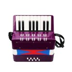 Accord�on instrument de musique �ducatif design adapt� aux d�butants bleu violet