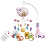 Acelife mobile musical lit bb tlcommand projection de lumires musiques et sons ds la naissance ...