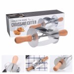 En acier inoxydable de la p�te � croissants rouleau � p�tisserie plaque de cuisson cuisson outil de bricolage ...