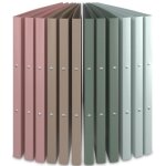 Acropaq 12 x classeur a4 2 anneaux - jusqu 100 feuilles dos de 25 cm - souple et durable - rsisitants ...