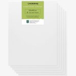 Acropaq 6 toiles  peindre avec chssis 30 x 40 cm - surface en coton de qualit suprieure 280 g / m ...
