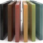 Acropaq - 6 x chemise � �lastiques a4 - 32 x 24 cm jusqu � 250 pages dos de 35cm fermeture �lastique