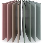 Acropaq - 8 chemise rangement document a4 - chemise plastique a4 avec avec rabat et �lastique - pastel ...