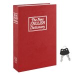 Acropaq coffre fort discret a cl� livre - coffre - fort a cl� 116 x 185 x 55 mm simul� en livre - s�curisez ...