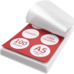 Acropaq 100 feuilles plastifieuses a5 - 100 mic 100 pochettes brillantes qualit suprieure coins arrondis ...