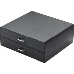 Acropaq distributeur de capsules de caf� - pr�sentoire capsules caf� avec 2 tiroirs - organisateur de ...