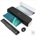 Acropaq plastifieuse a3 - avec 200 pochettes de plastification arrondisseur de coins coupe - papier moins ...