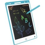 Acropaq tablette dessin enfant 10 pouces - ardoise magique ecran couleur lcd - tablette lcd - (pile cr2025 ...