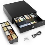 Acropaq tiroir caisse 42x41x10 cm - compatible avec caisse enregistreuse rj11 8 compartiments monnaie ... Acropaq tiroir caisse 42x41x10 cm - compatible avec caisse enregistreuse rj11 8 compartiments monnaie ...
