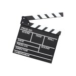 Action cut clapper clap cinema professionnel clap de cin�ma pour r�alisateur hollywood camera film studio ...