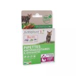 Actiplant tri actif anti puces tiques poux oeuf chat plus de 2 mois 3 pipettes