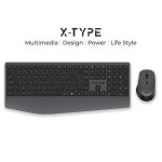 Pack clavier souris - ad advance - x type - ergonomique - design ambidextre - silencieux