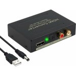 Adaptateur audio 4k hdmi convertisseur digital analogique spdif / toslink rca