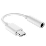 Adaptateur audio usb - c / type - c mle prise jack 3. 5 mm femelle blanc pour iphone 15 plus - visiodirect ...