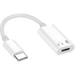 Adaptateur audio usb c vers lightning adaptateur usb c mle vers femelle pour couteurs lightning pour ...