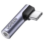 Adaptateur audio - ugreen - av154 - usb - c vers mini - jack 35 mm - son stro haute qualit - gris