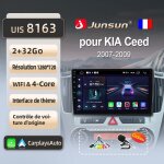 Adaptateur autoradio - junsun - 2go - 32go - wifi - compatible android - kia ceed 2007 - 2009