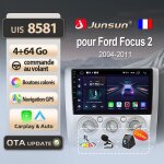 Junsun 4g 4go 64go adaptateur autoradio pour ford focus 2 2004 - 2011 accessoire autoradio android voiture ...