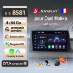 Adaptateur autoradio - junsun - opel mokka 2012 - 2016 - 4g - 64go - carplay gps