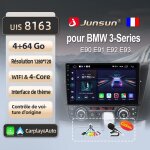 Adaptateur autoradio - nobrand - junsun - 4go ram - 64go stockage - compatible bmw serie 3