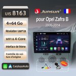 Adaptateur autoradio - nobrand - junsun - 4go ram - 64go stockage - wifi pour opel zafira b 2005 - 2014 ...