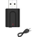 Adaptateur bluetooth 5. 0 transmetteur et r�cepteur 2 - en - 1 usb sans fil avec c�ble audio num�rique ...