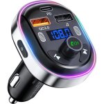 Adaptateur bluetooth pour �metteur de voiture adaptateur audio pour autoradio �metteur de voiture 2 en ...