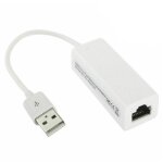 Adaptateur cble convertisseur usb 3. 0 lan vers rseau ethernet 100mbps rj45 blanc - yuan yuan -