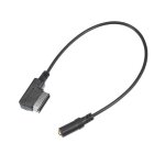 Adaptateur de c�ble dinterface audio x autohaux ami mdi vers aux 3. 5mm femelle jack m�dia interface ...