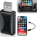 Adaptateur carplay sans fil android auto et carplay adaptateur sans fil pour iphone compatible avec ios ...
