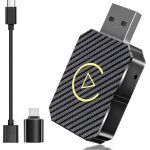 Adaptateur carplay sans fil pour phone ios android avec c�ble dextension usb & usb - c / type - c compatible ...
