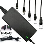 Adaptateur de chargeur ac 100 - 240v dc 42v 2a chargeur de batterie de scooter �lectrique avec 5 adaptateursun ...