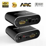 Adaptateur convertisseur et extracteur hdmi vers hdmi + audio arc