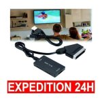 Adaptateur convertisseur p�ritel scart vers hdmi 1080p hd.
